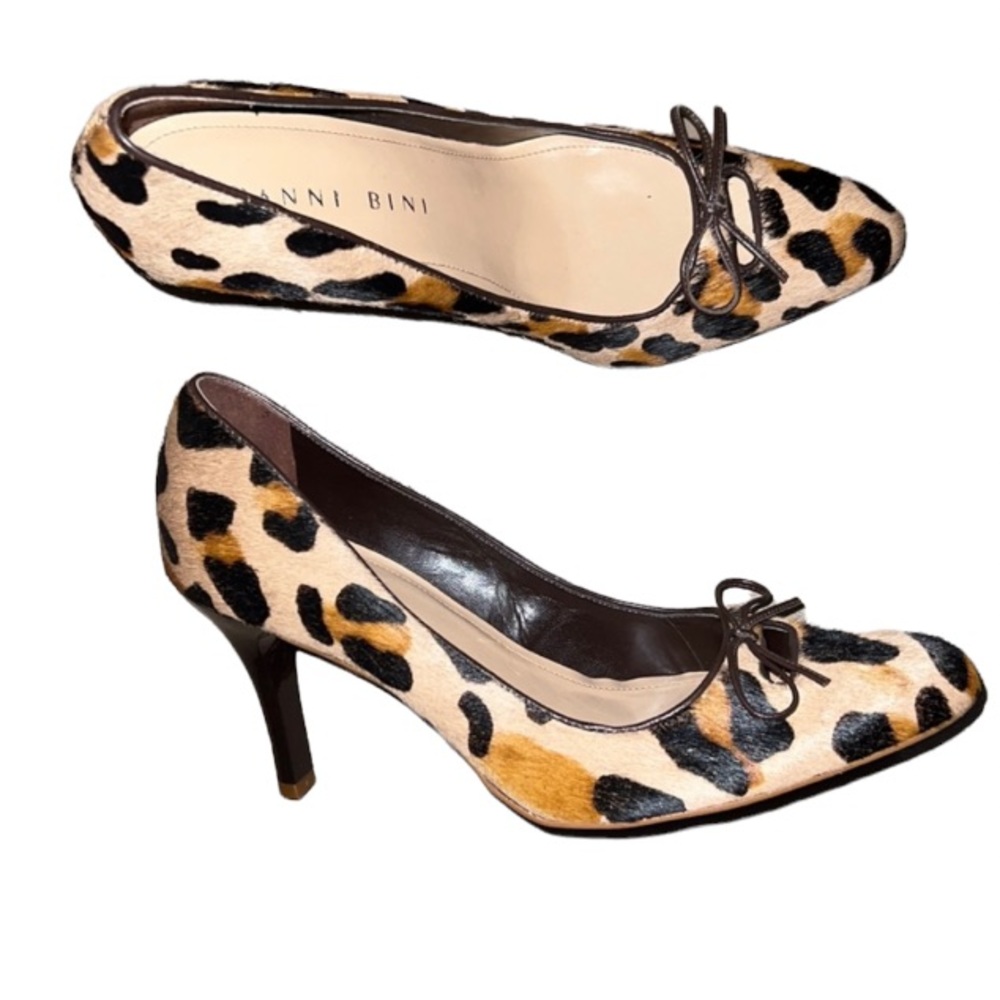 NWOB Gianni Bini Shelby Calf Hair Pumps